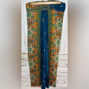 Bohemian slit leg pant One size